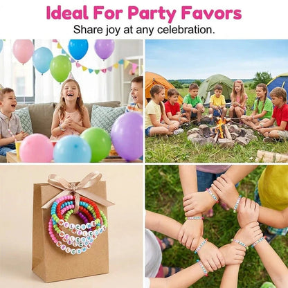 Distinctive Pack of 25 Welcome Bead Bracelets - Strengthen Classroom