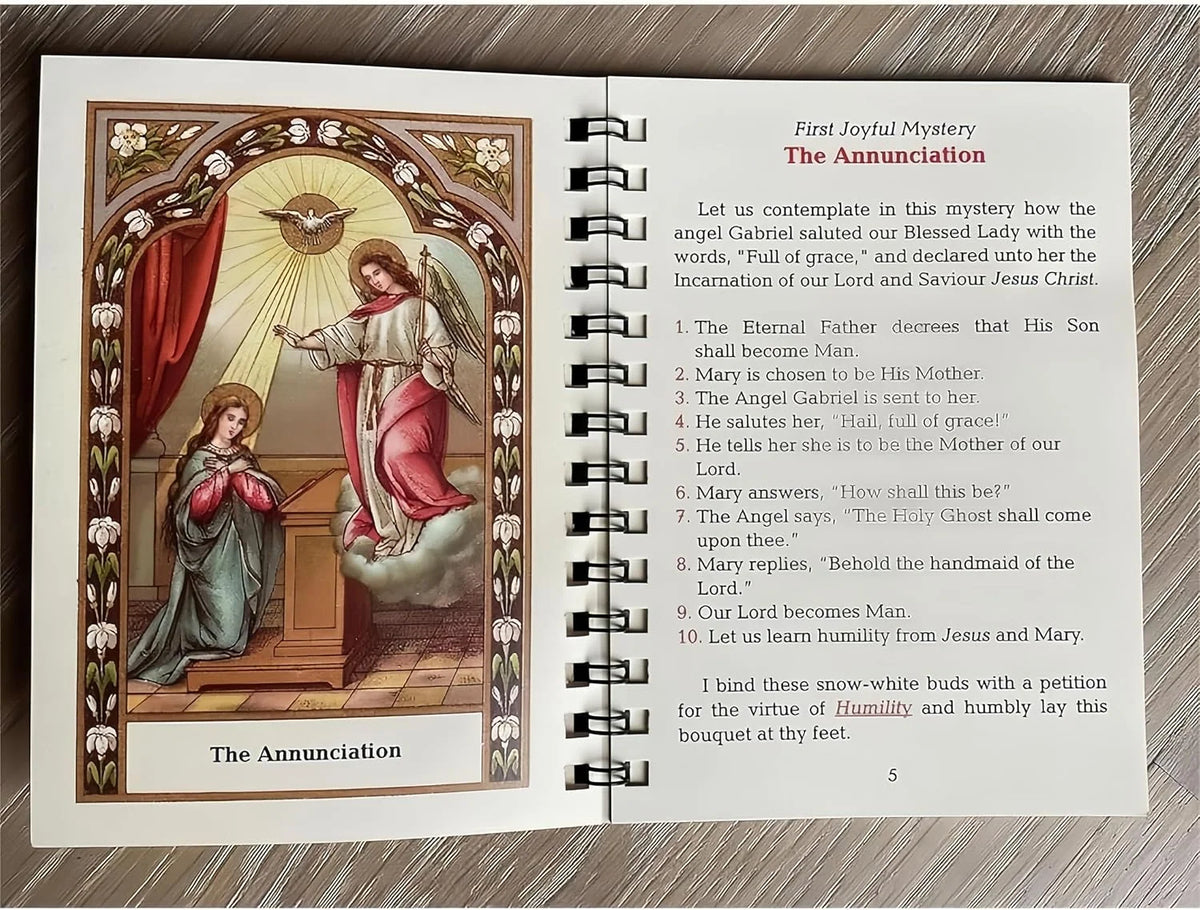 Distinctive Pocket Size Rosary Meditation BookThe Rosary The Prayer