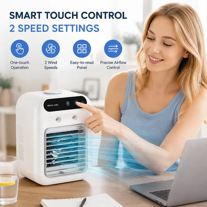 Purpose-Built Portable Mini Air Conditioner with Humidifier – 20°C