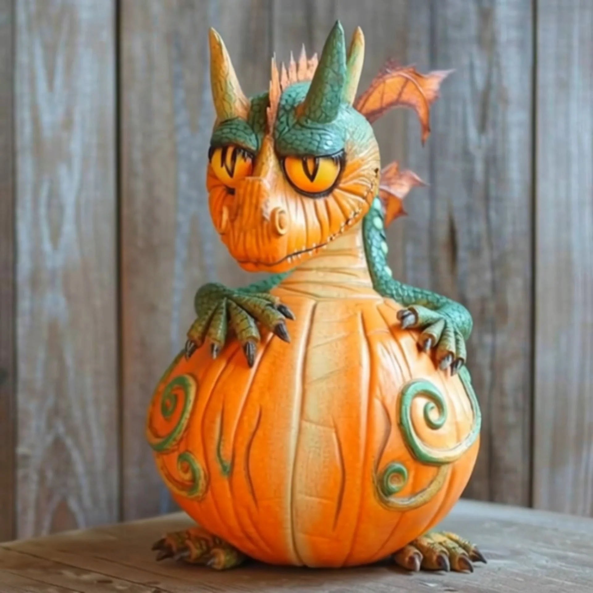 Purpose-Built Pumpkin Dragon – The Guardian of Your