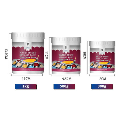 Purpose-Built Time- Rust Converter Metallic Paint – One coat stops