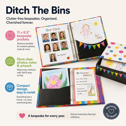 Purpose-Built School Days Memory Book – Simple & Stylish Keepsake