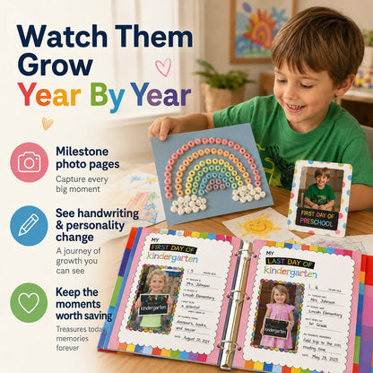 Purpose-Built School Days Memory Book – Simple & Stylish Keepsake