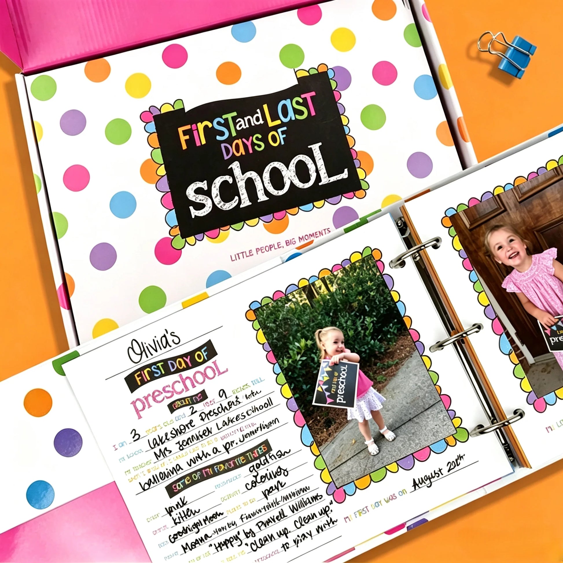 Purpose-Built School Days Memory Book – Simple & Stylish Keepsake