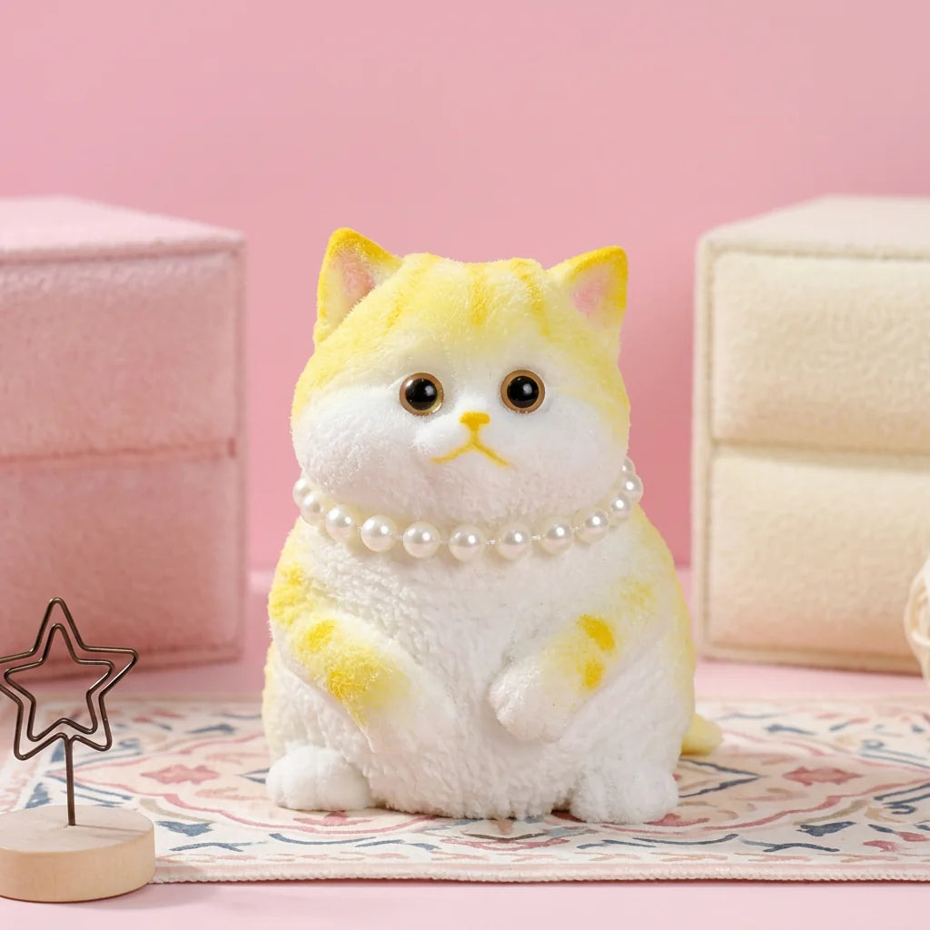 Hands-On Soft and Cuddly Cat – Squeezable Toy for Creative Play