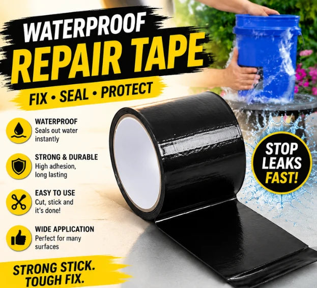 Purpose-Built Stop All Leaks Instantly – One Tape for All Emergency