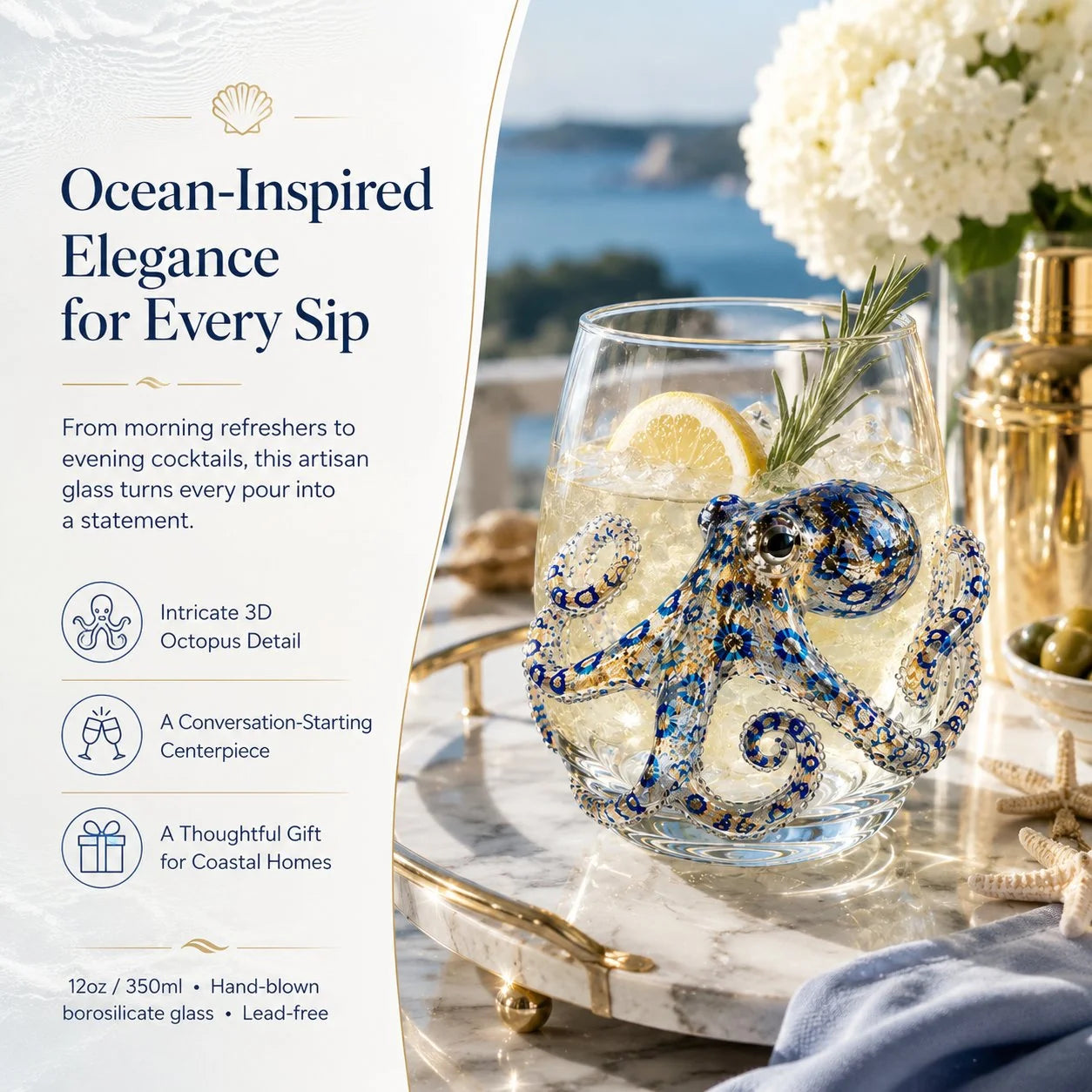 Purpose-Built The Perfect Beach House Gift3D Ocean Animal Artisan