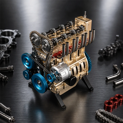 Hands-On The Desktop Masterpiece: Miniature V8 Small-Block Static