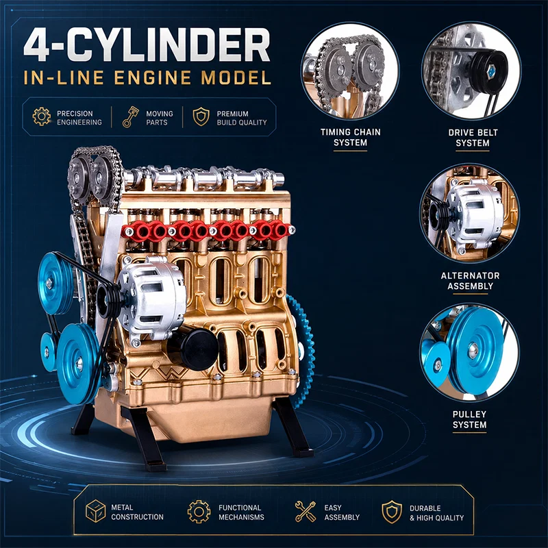 Hands-On The Desktop Masterpiece: Miniature V8 Small-Block Static