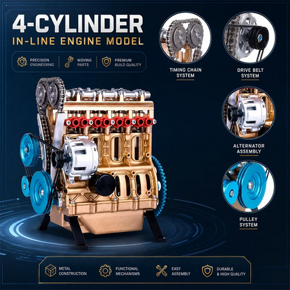 Hands-On The Desktop Masterpiece: Miniature V8 Small-Block Static