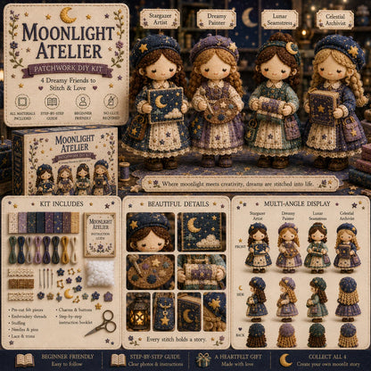 Hands-On Tiny Worlds Collection – Patchwork DIY Kit