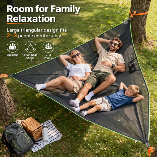Purpose-Built Triangular Camping Hammock for Ever – Triangular Camping
