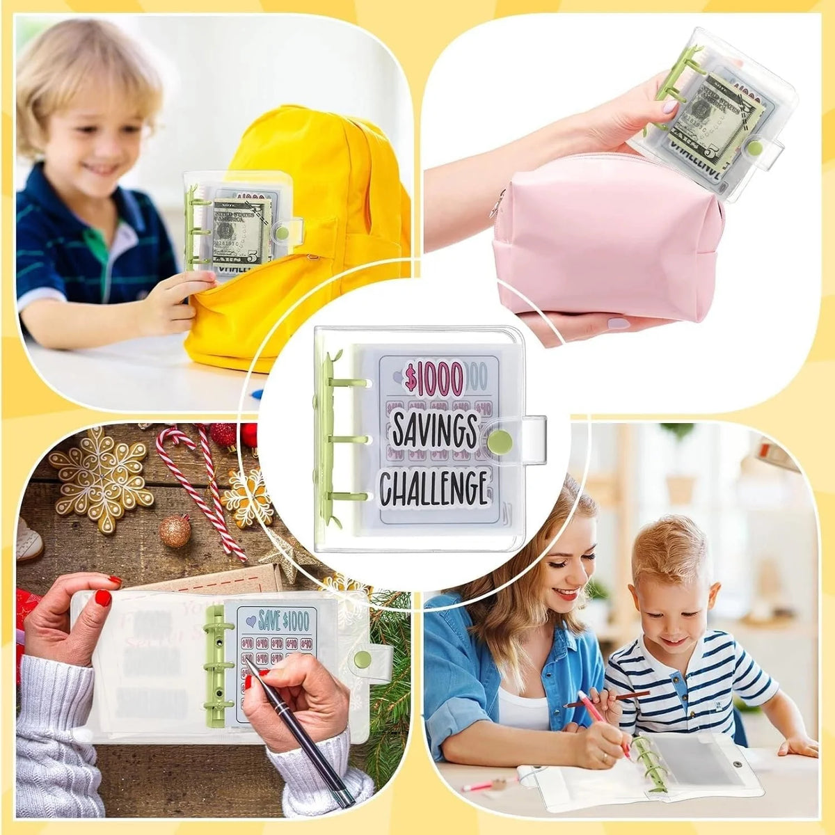 Purpose-Built Visual Savings Tracker – Achieve Your $1000 Saving Goal