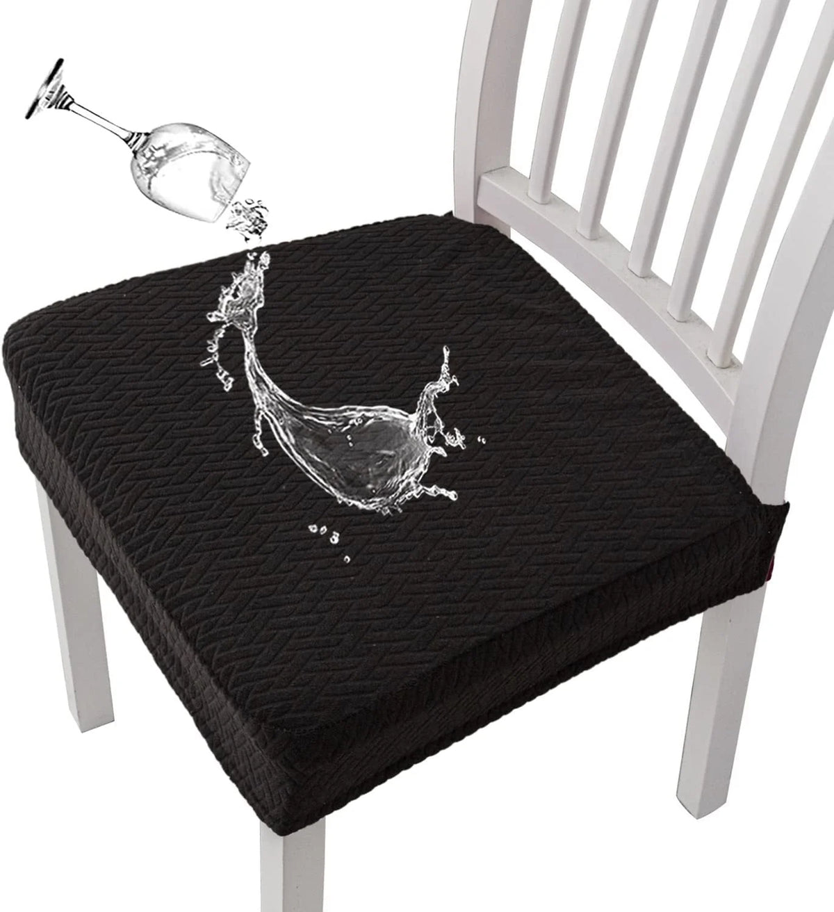 Easy-Care Waterproof Jacquard Chair Covers Durable, Stylish &