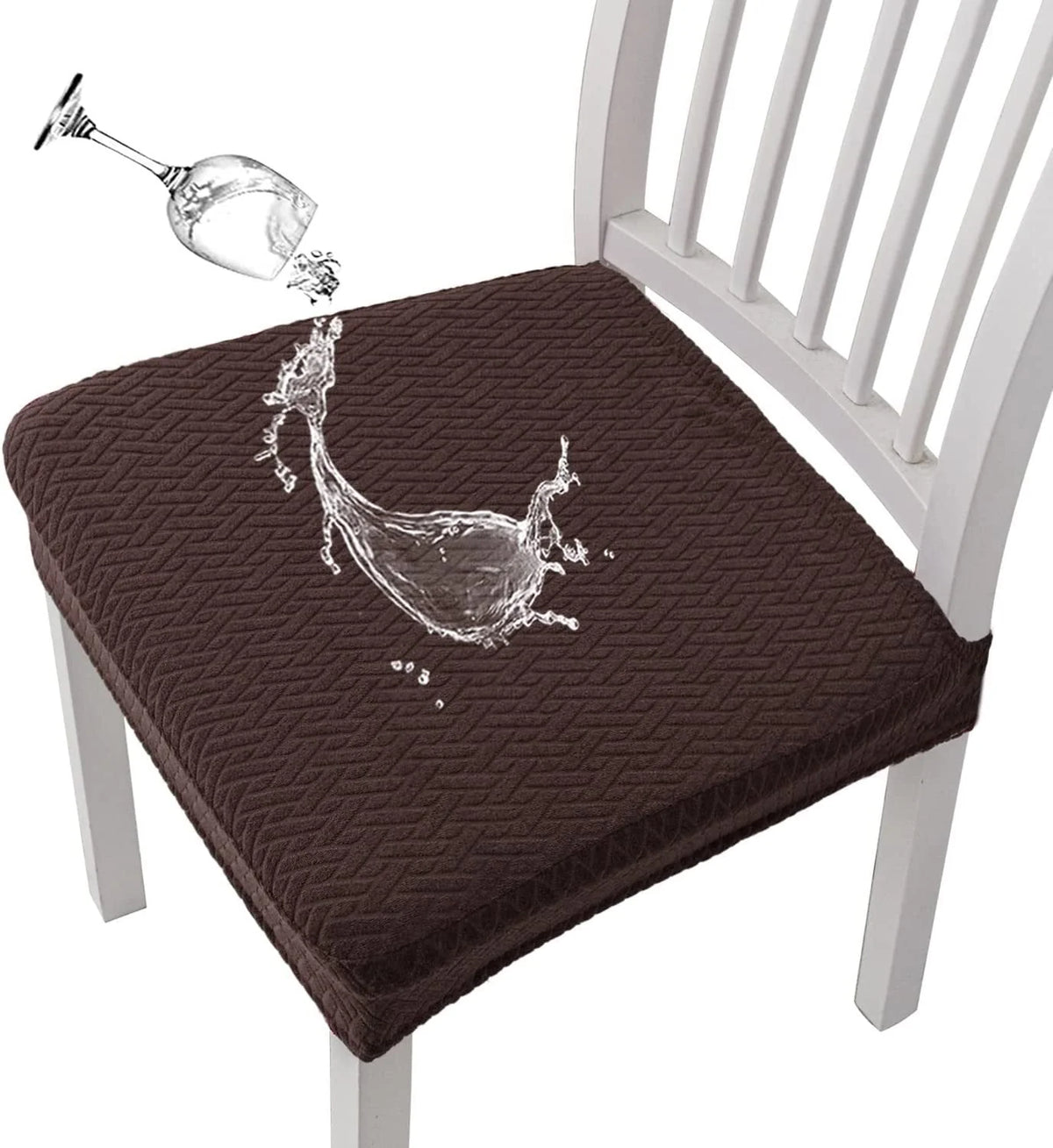 Easy-Care Waterproof Jacquard Chair Covers Durable, Stylish &